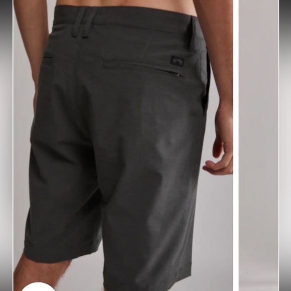 Billabong Men's Crossfire Submersible hybrid Shorts in color Asphalt Size 30 - Picture 8 of 12